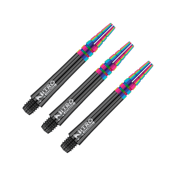 Red Dragon Nitrotech Ionic Short (36mm) Polycarbonate Dart Shafts Black Shafts