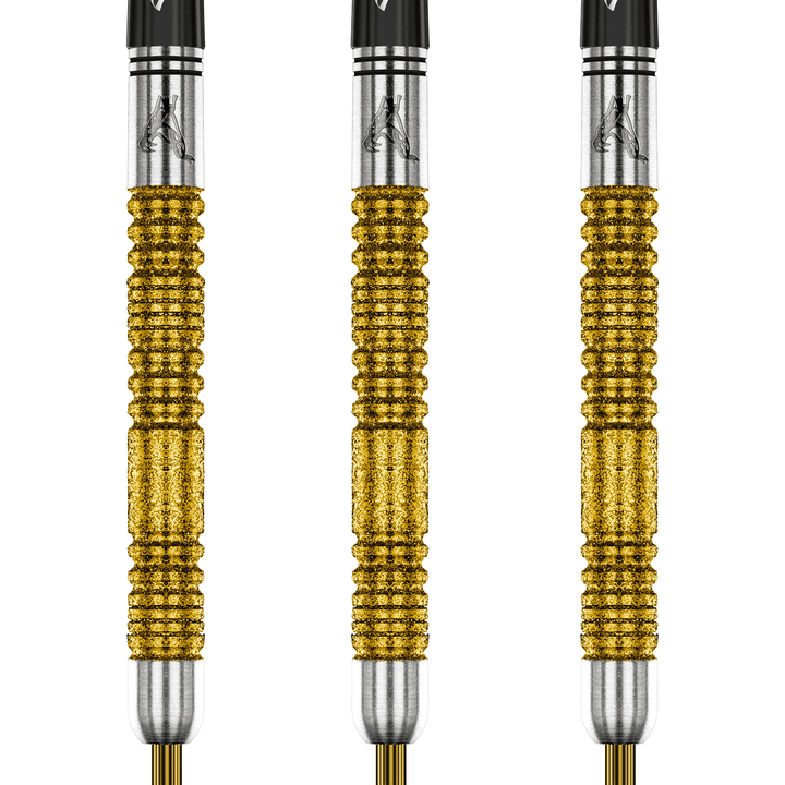 Red Dragon Peter Wright Double World Champion Special Edition Gold - 85% Tungsten Steel Tip Darts Darts