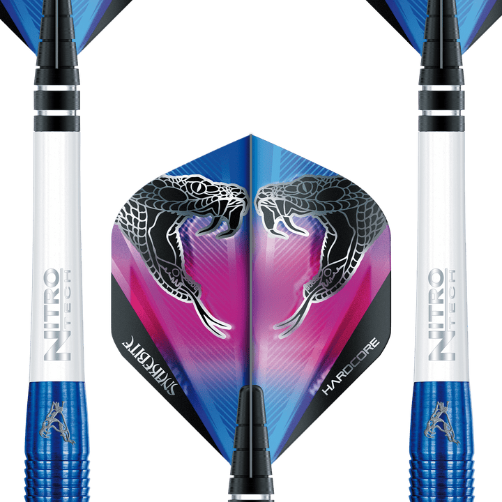 Red Dragon Peter Wright PL15 Blue Steel Tip Darts - 90% Tungsten - 22 Grams Darts