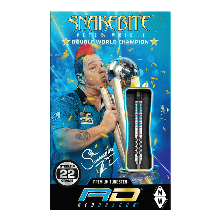 Red Dragon Peter Wright Supa Venom - 90% Tungsten Steel Tip Darts Darts