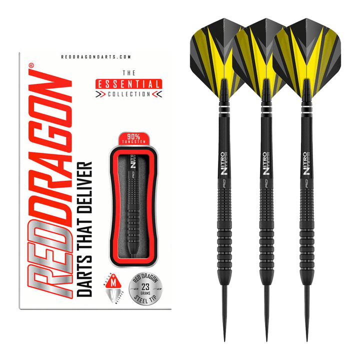 Red Dragon Phantom Steel Tip Darts - 90% Tungsten - 23 Grams Darts