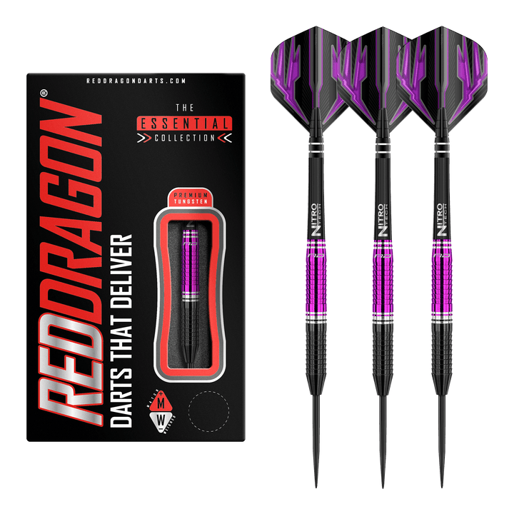 Red Dragon Razor Edge ZX-1 Steel Tip Darts - 85% Tungsten - 24 Grams Darts