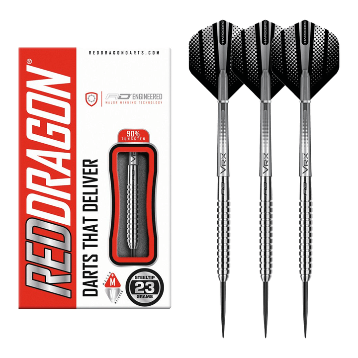 Red Dragon Rebel 2 - 90% Tungsten Steel Tip Darts 23 Grams Darts