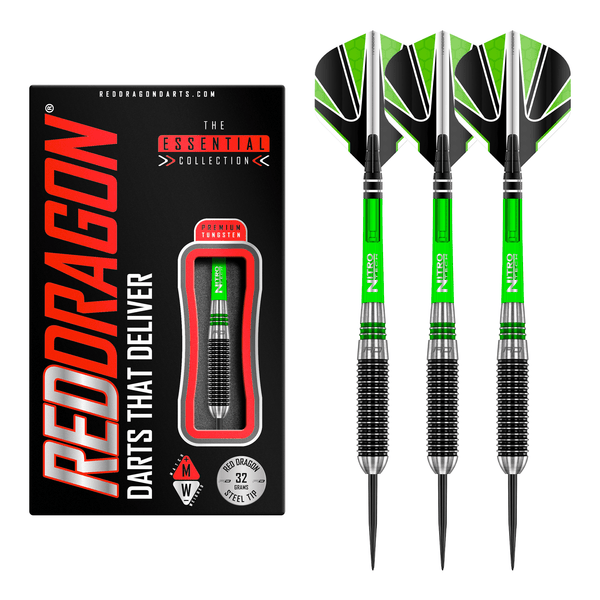 Red Dragon Titan 2 Steel Tip Darts - 85% Tungsten - 32 Grams Darts