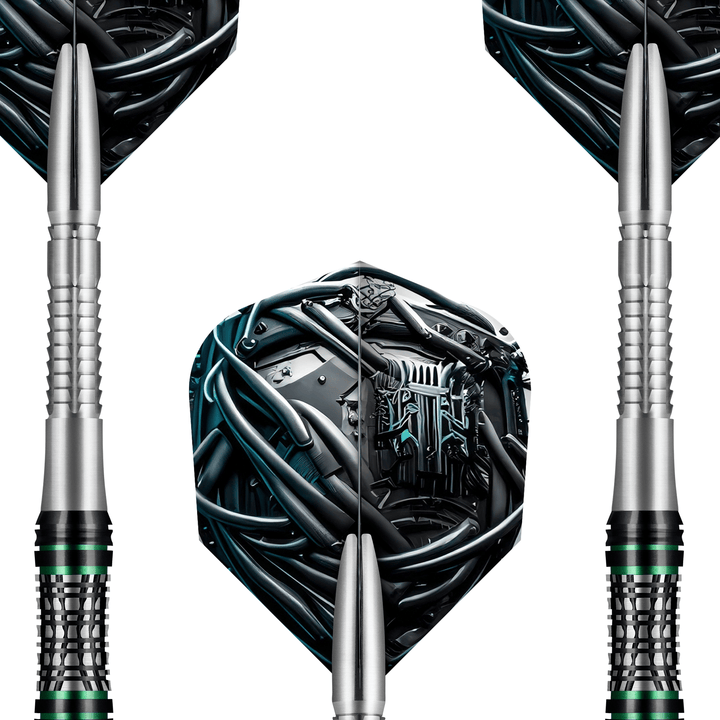 Shot AI Cyberpunk - 90% Tungsten Steel Tip Darts Darts