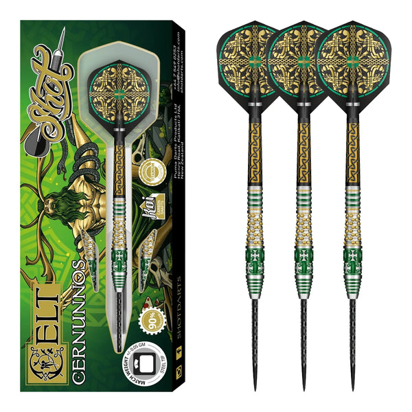 Shot Celt Cernunnos - 90% Tungsten Steel Tip Darts 23 Grams Darts