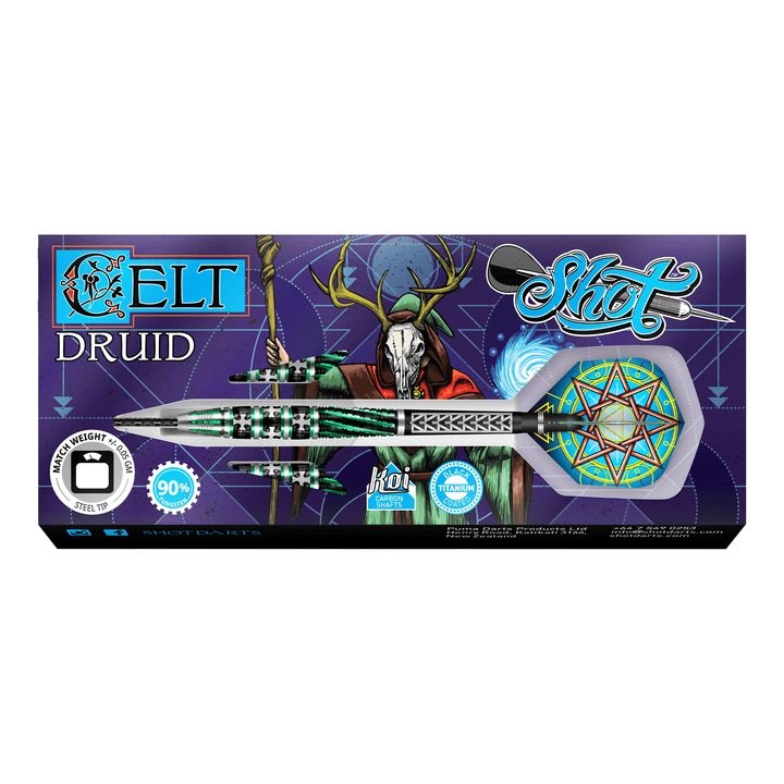 Shot Celt Druid - 90% Tungsten Steel Tip Darts Darts