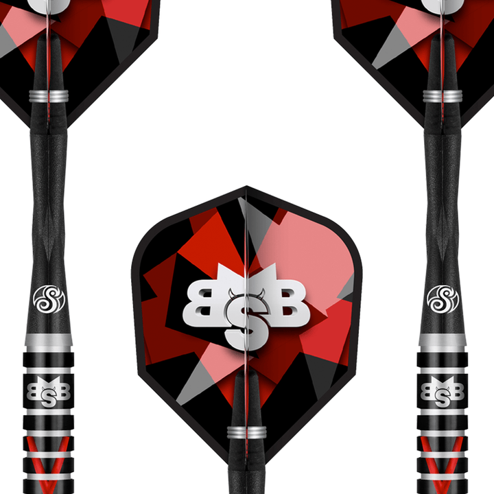 Shot Michael Smith Defiant - 90% Tungsten Steel Tip Darts Darts