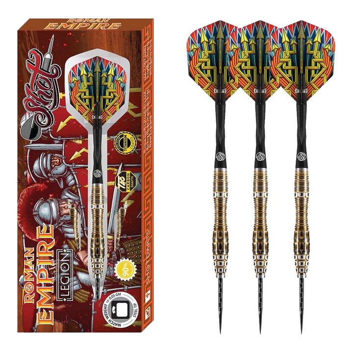 Shot Roman Empire Legion - 90% Tungsten Steel Tip Darts 23 Grams Darts