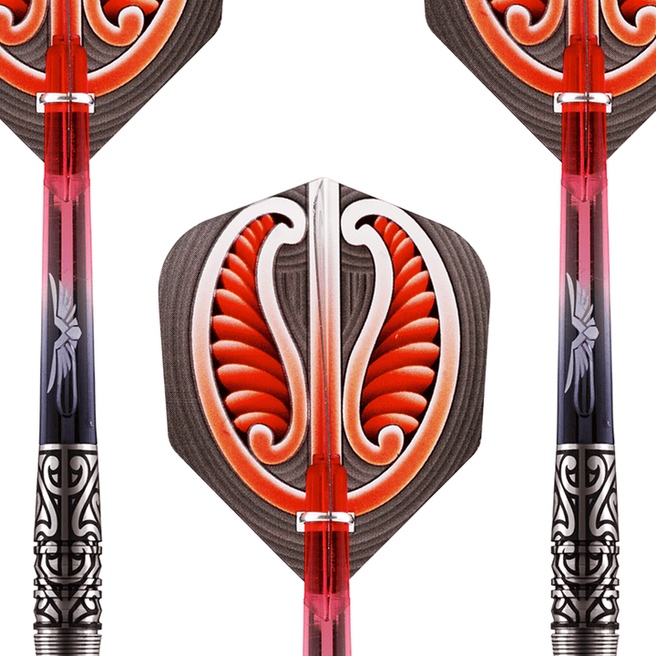 Shot Warrior Hautoa Steel Tip Darts - 80% Tungsten - 22 Grams Darts