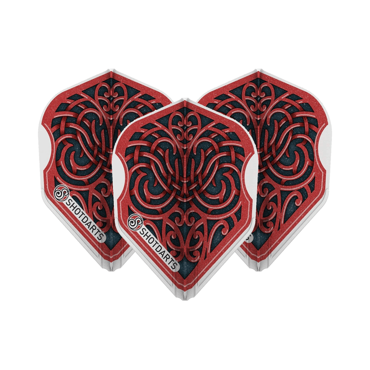 Shot Warrior - Moulded Dart Flights L-Style / Kapene Flights