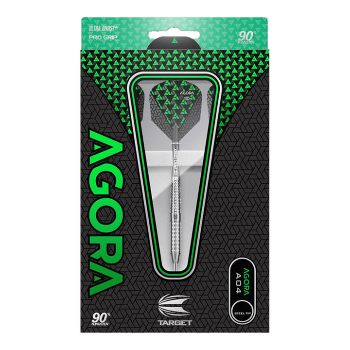 Target Agora A04 Steel Tip Darts - 90% Tungsten - 23 Grams Darts