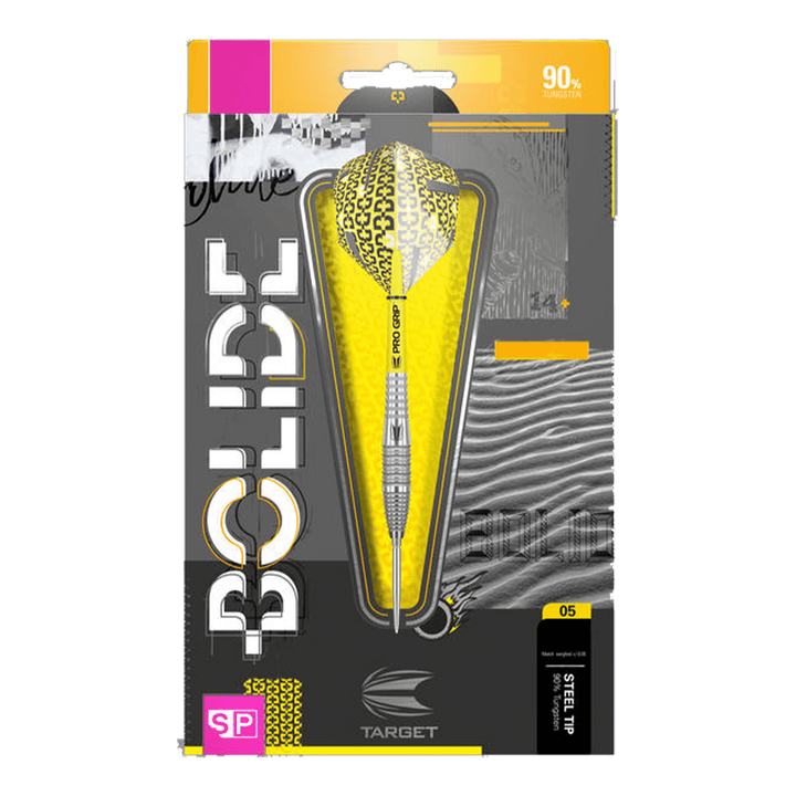 Target Bolide Swiss 05 Swiss Point Steel Tip Darts - 90% Tungsten - 22 Grams Darts