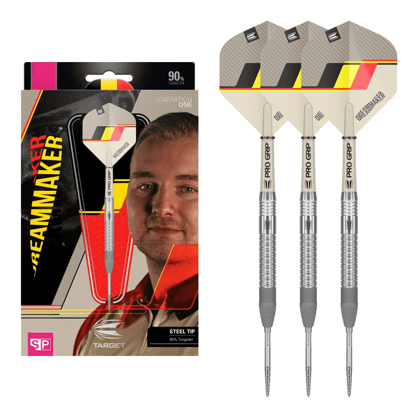 Target Dimitri Van Den Bergh Gen 1 - 90% Tungsten Steel Tip Darts 23 Grams Darts