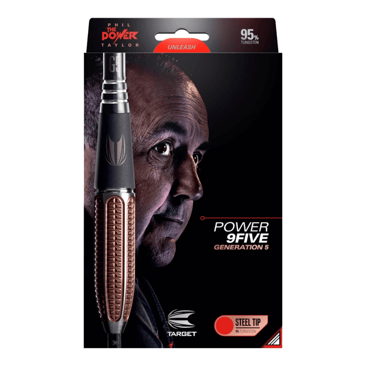 Target Phil Taylor Power 9Five Gen 5 - 95% Tungsten Steel Tip Darts Darts