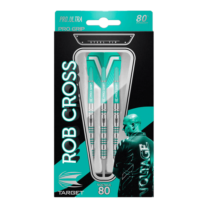 Target Rob Cross 80% Steel Tip Darts - 80% Tungsten - 22 Grams Darts