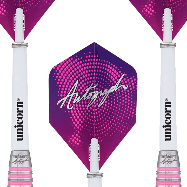 Unicorn Autograph Style 2 - 80% Tungsten Steel Tip Darts Darts