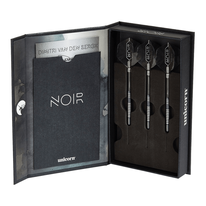 Unicorn Dimitri Van Den Bergh Noir Steel Tip Darts - 90% Tungsten - 21 Grams Darts