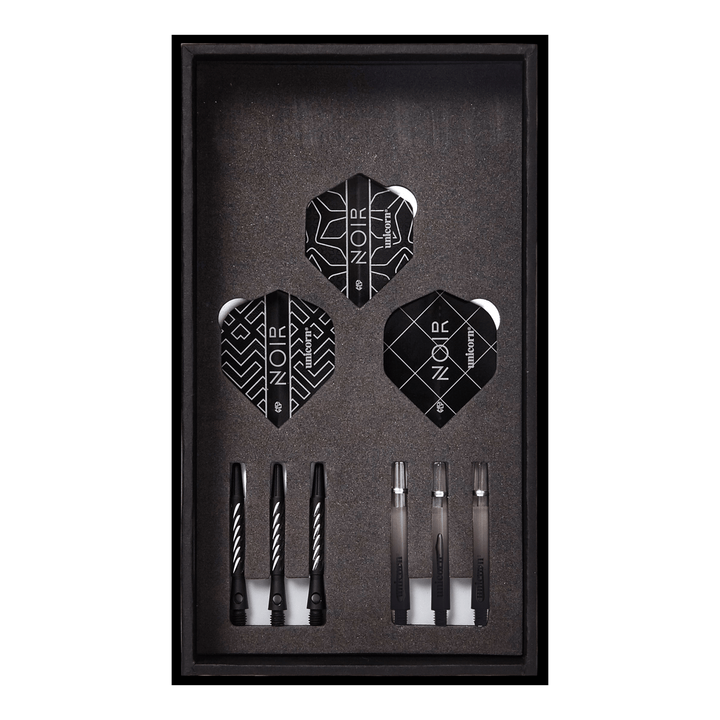 Unicorn Gary Anderson Noir Steel Tip Darts - 90% Tungsten - 21 Grams Darts