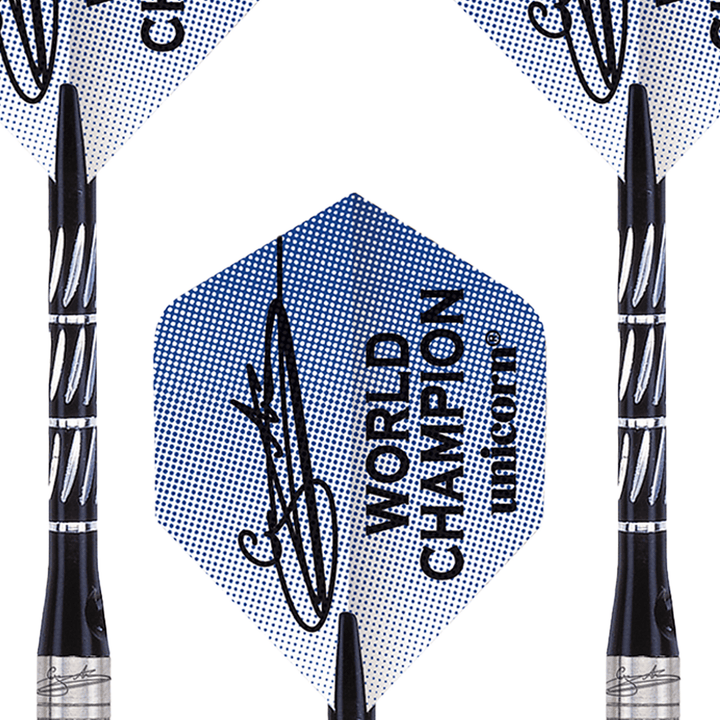 Unicorn Gary Anderson Phase 3 World Champion Steel Tip Darts - 90% Tungsten - 25 Grams Darts