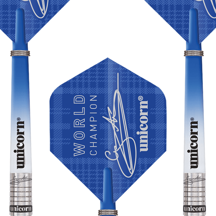 Unicorn Gary Anderson World Champion 2019 Edition Steel Tip Darts - 90% Tungsten - 23 Grams Darts