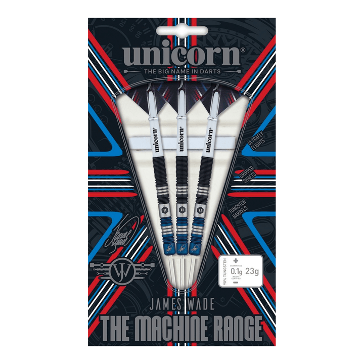 Unicorn James Wade The Machine Two-Tone - 90% Tungsten Steel Tip Darts Darts