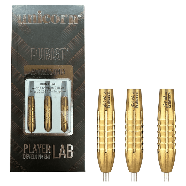 Unicorn John Lowe World Champion Phase 2 Barrel Only  - 90% Tungsten Steel Tip Darts 21 Grams Darts