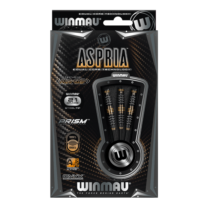 Winmau Aspria Dual Core Torpedo Barrel - 95% / 85% Tungsten Steel Tip Darts Darts