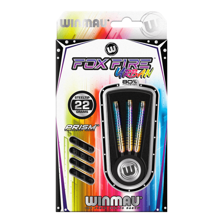 Winmau Foxfire Urban - 80% Tungsten Steel Tip Darts Darts