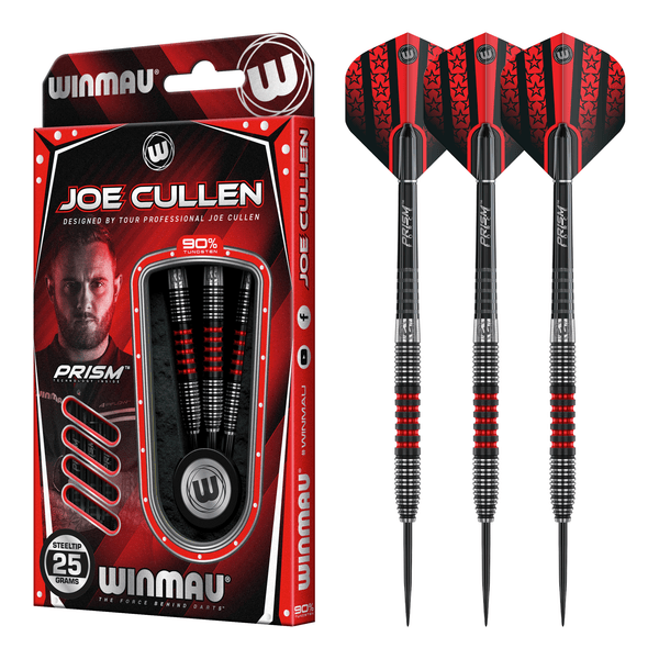 Winmau Joe Cullen - 90% Tungsten Steel Tip Darts 21 Grams Darts