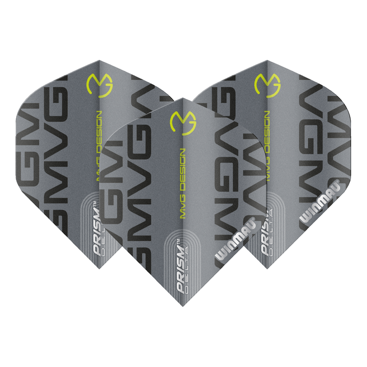 Winmau Michael Van Gerwen - Prism Delta Dart Flights Standard / MVG Grey Flights