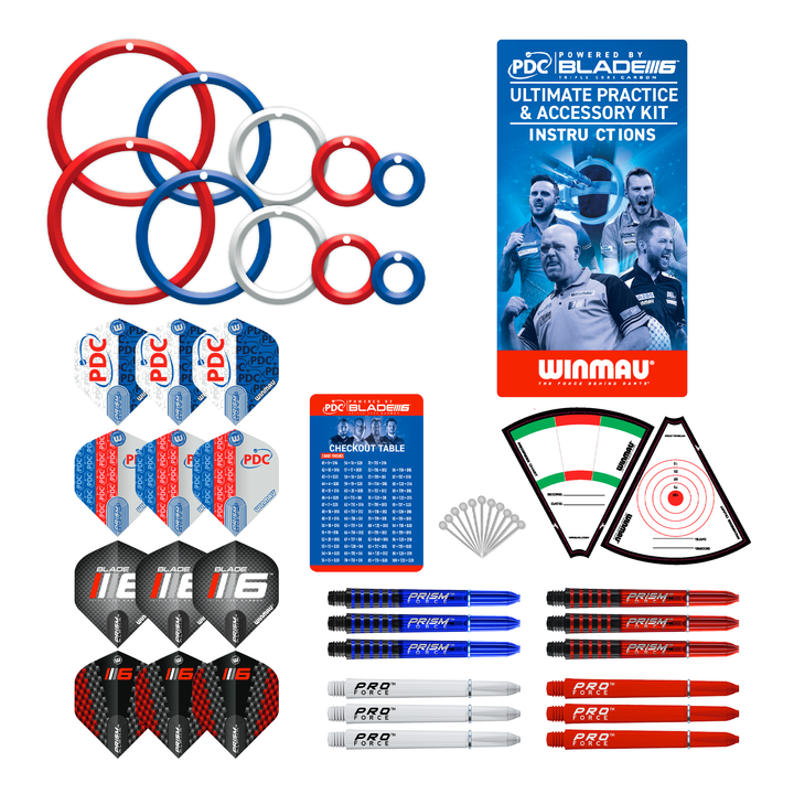 Winmau PDC Ultimate Practice & Accessory Kit Accessories