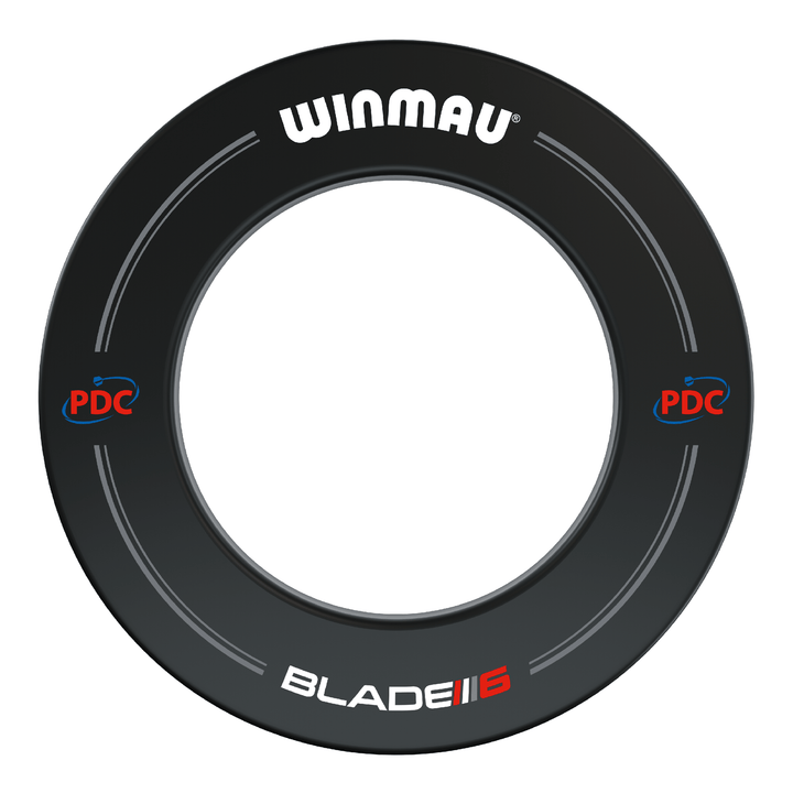 Winmau Printed Dartboard Surround PDC Black Boards