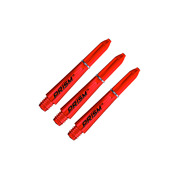 Winmau Prism 1.0 Extra Short (27mm) Polycarbonate Dart Shafts Red Shafts