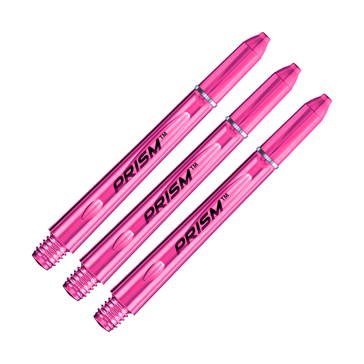 Winmau Prism 1.0 - Polycarbonate Dart Shafts Pink / Medium (46mm) Shafts