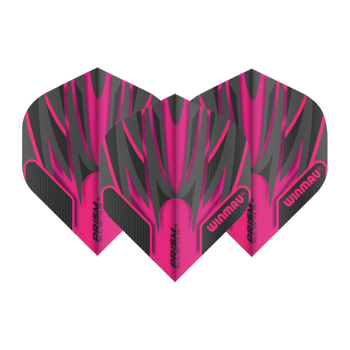 Winmau Prism Alpha Dart Flights Pink / Standard Flights