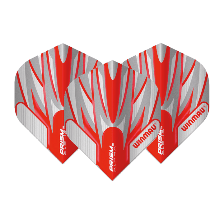 Winmau Prism Alpha Dart Flights Red / Standard Flights