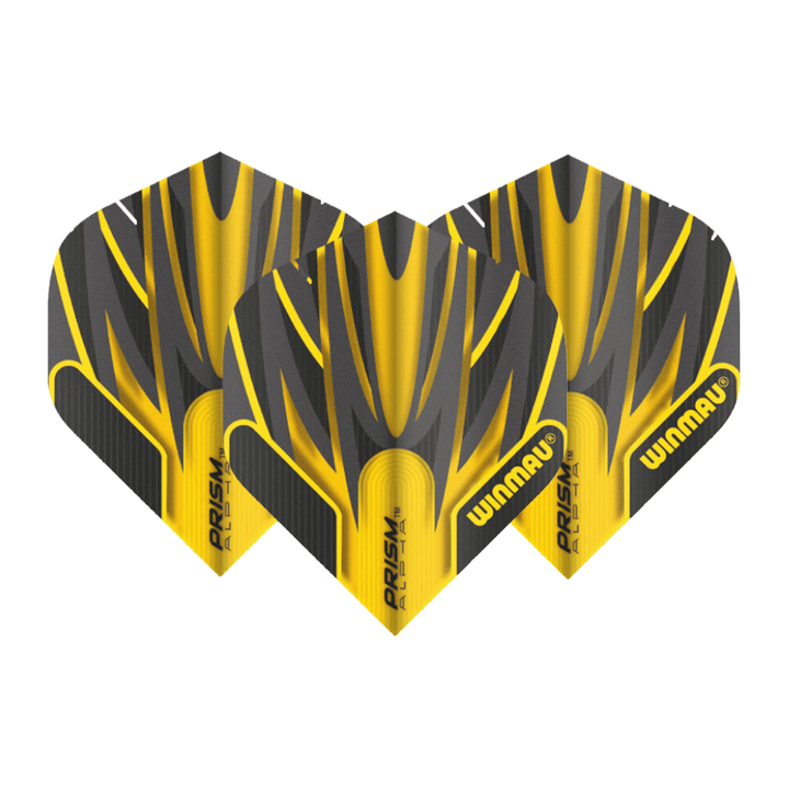 Winmau Prism Alpha Dart Flights Yellow / Standard Flights