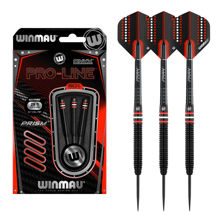 Winmau Pro-Line Steel Tip Darts - 90% Tungsten - 22 Grams Darts