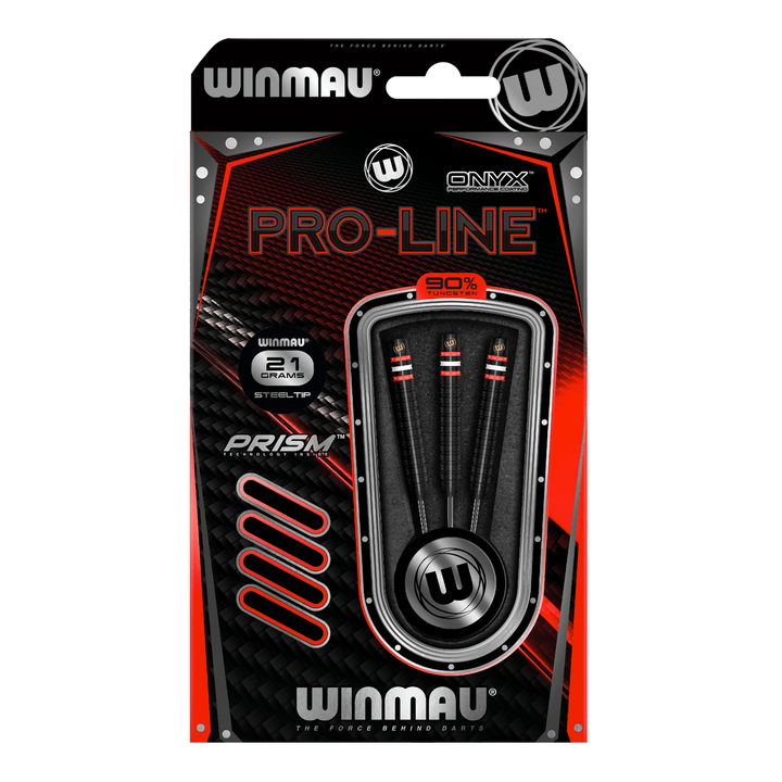 Winmau Pro-Line Steel Tip Darts - 90% Tungsten - 22 Grams Darts